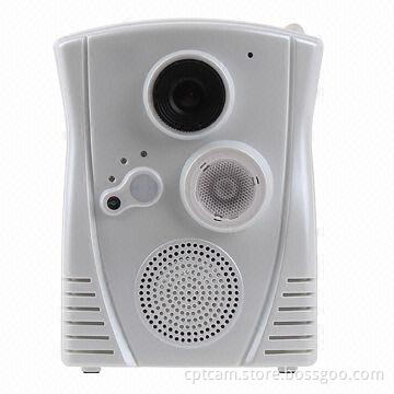 3G IP Camera with HD GSM/SIM Card, PIR Detect/Alarm Host/Door Sensor, Supports Smartphone, Send MMS